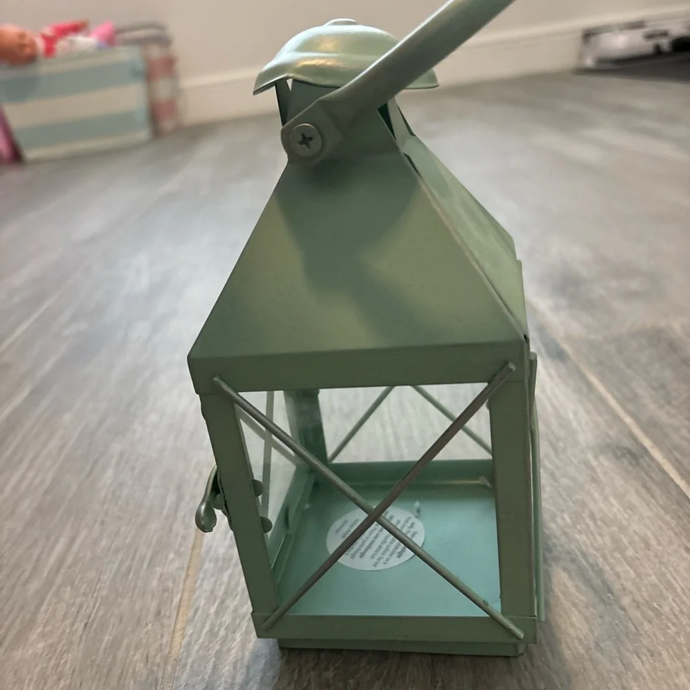 Green Metal Lantern